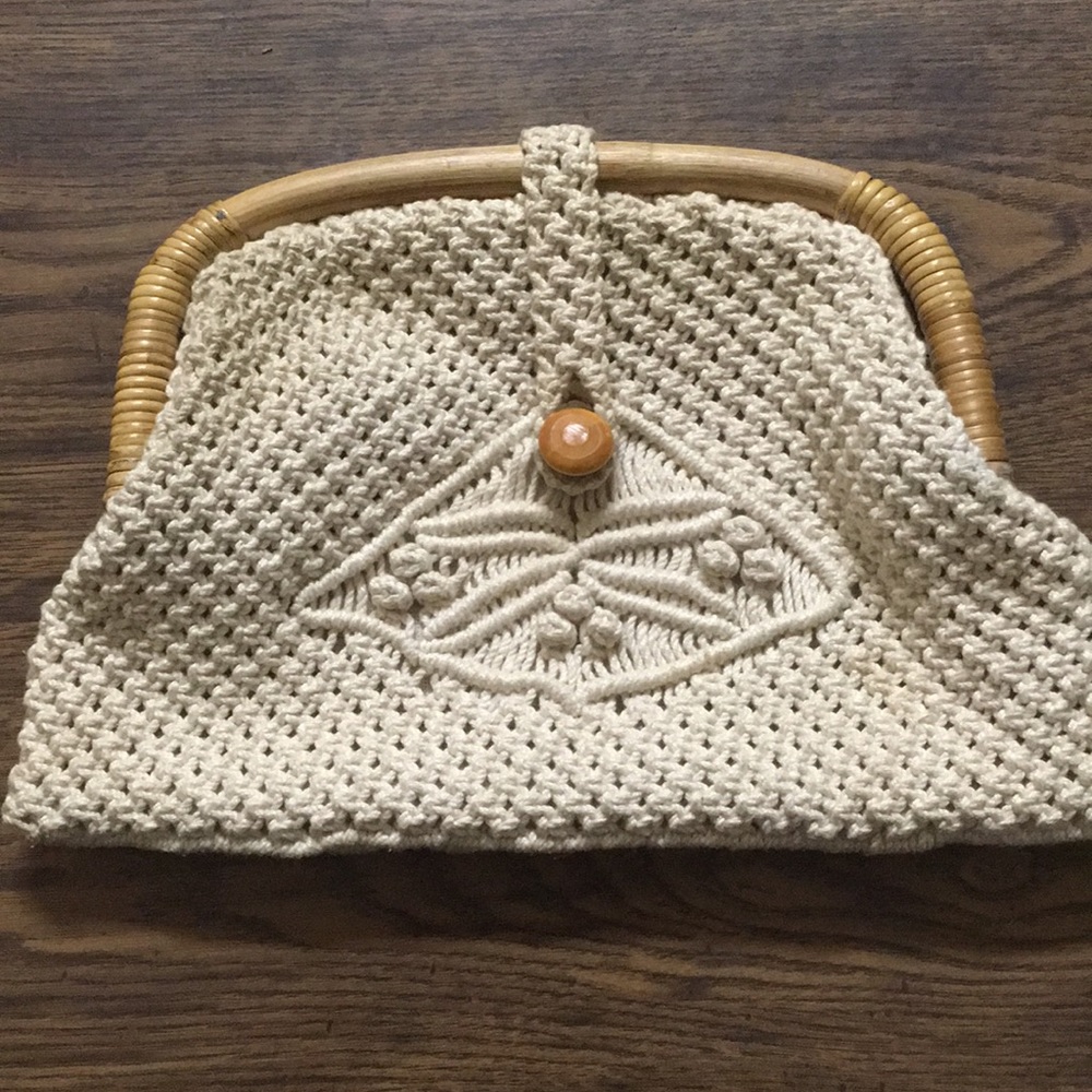 Vintage Mister Ernest Macrame Clutch